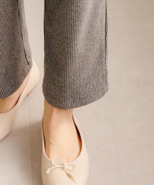 flower(フラワー)の「チェックフリルテーパードパンツ(その他パンツ・レディース・ブラック/ブラウン・FREE)」の11枚目の写真