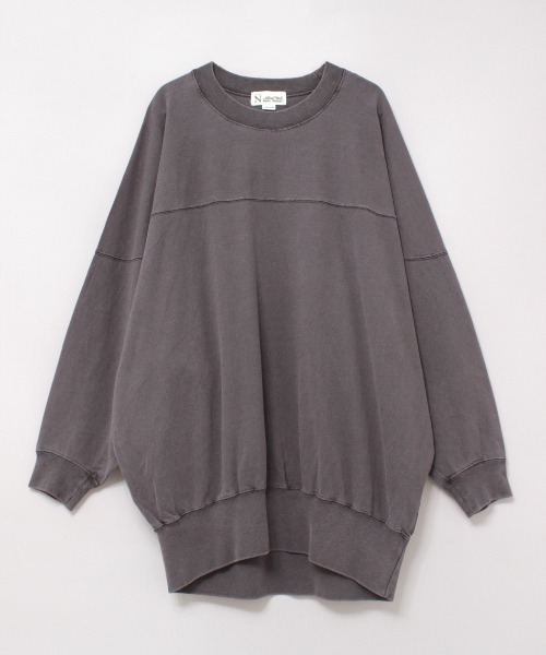 RNA-N（アールエヌエーエヌ）の「M2178 ピグメントダイフットボールT（Tシャツ/カットソー・レディース・ピンク/キナリ/ブラック/ブルー・MEDIUM）」の8枚目の写真