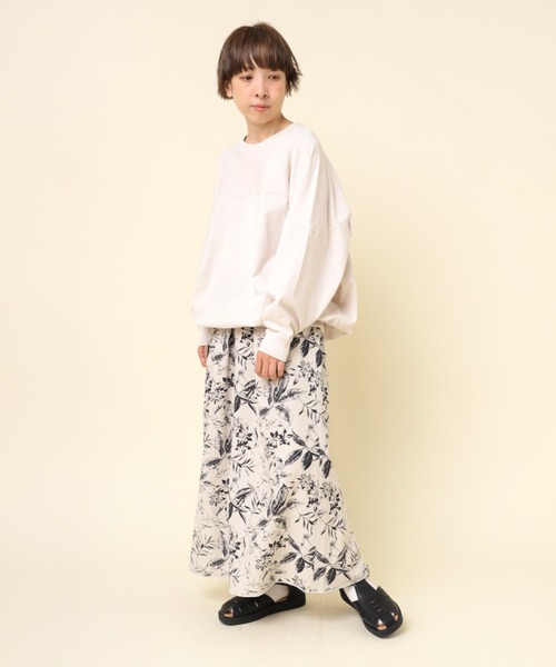 RNA-N（アールエヌエーエヌ）の「M2178 ピグメントダイフットボールT（Tシャツ/カットソー・レディース・ピンク/キナリ/ブラック/ブルー・MEDIUM）」の15枚目の写真