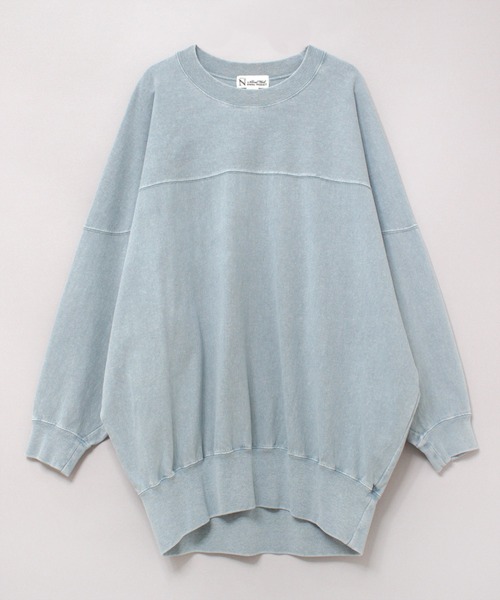 RNA-N（アールエヌエーエヌ）の「M2178 ピグメントダイフットボールT（Tシャツ/カットソー・レディース・ピンク/キナリ/ブラック/ブルー・MEDIUM）」の10枚目の写真