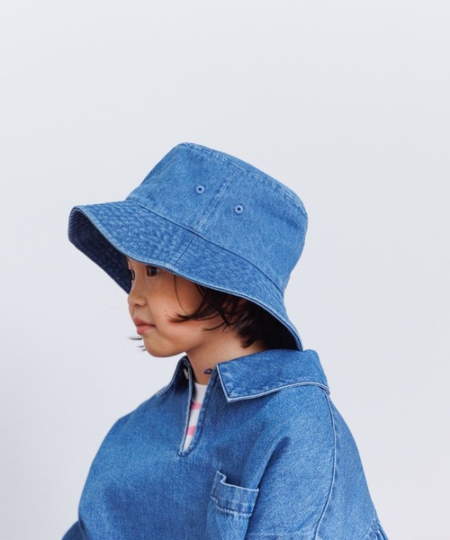 LOWRYS FARM（ローリーズファーム）の「ウォッシュバケットＨＡＴ　 994382（ハット・キッズ・ブルー/ブラック/ホワイト・FREE）」の18枚目の写真