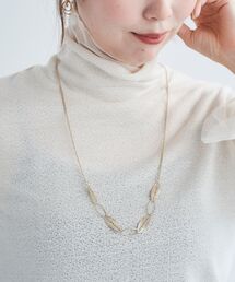 リーフモチーフネックレス