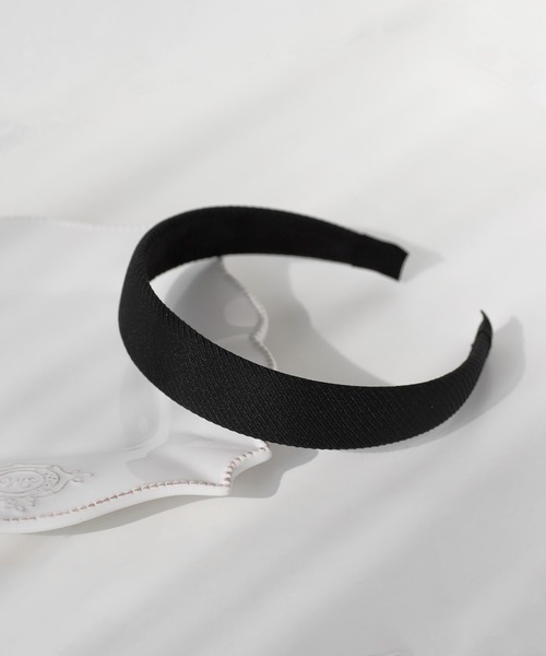 ANEMONE（アネモネ）の「リブワイドカチューシャ（カチューシャ・レディース・ブラック/アイボリー/ベージュ・FREE）」の3枚目の写真