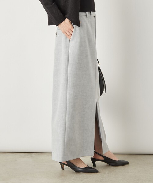 新品【NOLLEY'S 】グレー タイトスカート NOLLEY'S Sophi（ノーリーズソフィ）の「ウォッシャブルTRダブル