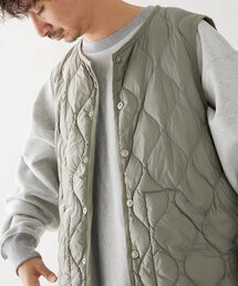 TAION | 【TAION / タイオン】別注 ミリタリー クルーネックダウンベスト(ダウンジャケット/コート)