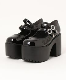 Parade（パレード）の「【厚底】ダブルベルトチャンキーヒールパンプス　6990（パンプス）」