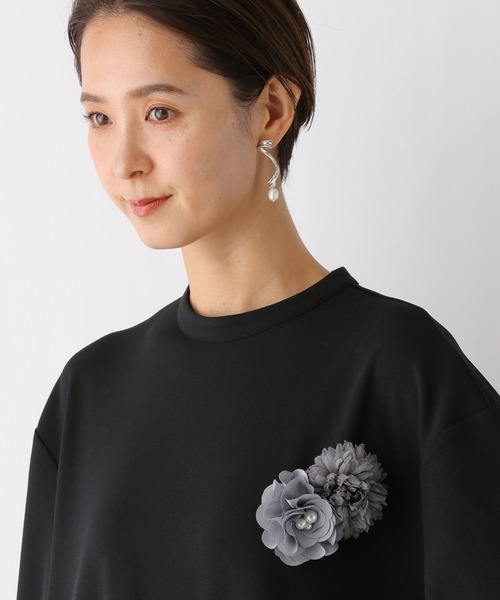 LEPSIM（レプシィム）の「【入卒式／セレモニー】配色コサージュ　993827（ブローチ/コサージュ・レディース・ベージュ/グレー/ネイビー・ONE SIZE）」の6枚目の写真