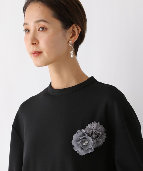 LEPSIM（レプシィム）の「【入卒式／セレモニー】配色コサージュ　993827（ブローチ/コサージュ・レディース・ベージュ/グレー/ネイビー・ONE SIZE）」の7枚目の写真