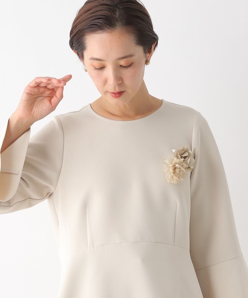 LEPSIM（レプシィム）の「【入卒式／セレモニー】配色コサージュ　993827（ブローチ/コサージュ・レディース・ベージュ/グレー/ネイビー・ONE SIZE）」の8枚目の写真