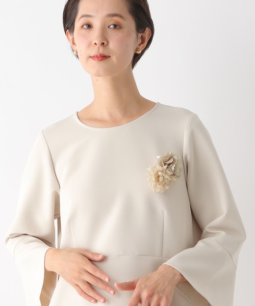 LEPSIM（レプシィム）の「【入卒式／セレモニー】配色コサージュ　993827（ブローチ/コサージュ・レディース・ベージュ/グレー/ネイビー・ONE SIZE）」の9枚目の写真