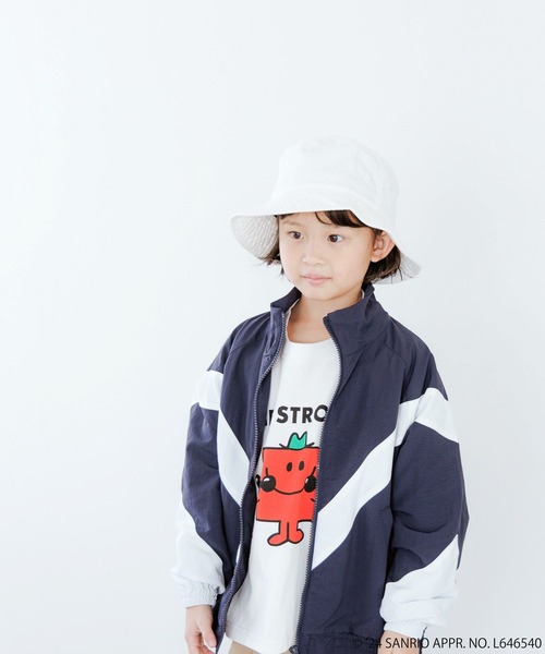 LOWRYS FARM(ローリーズファーム)の「ナイロンブルゾン 102287(ナイロンジャケット・キッズ・ネイビー/レッド・130cm/140cm/110cm/150cm/120cm)」の2枚目の写真