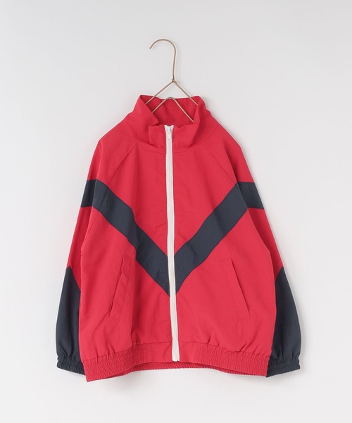 LOWRYS FARM(ローリーズファーム)の「ナイロンブルゾン 102287(ナイロンジャケット・キッズ・ネイビー/レッド・130cm/140cm/110cm/150cm/120cm)」の3枚目の写真