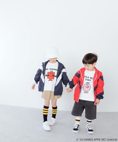 LOWRYS FARM(ローリーズファーム)の「ナイロンブルゾン 102287(ナイロンジャケット・キッズ・ネイビー/レッド・130cm/140cm/110cm/150cm/120cm)」の14枚目の写真