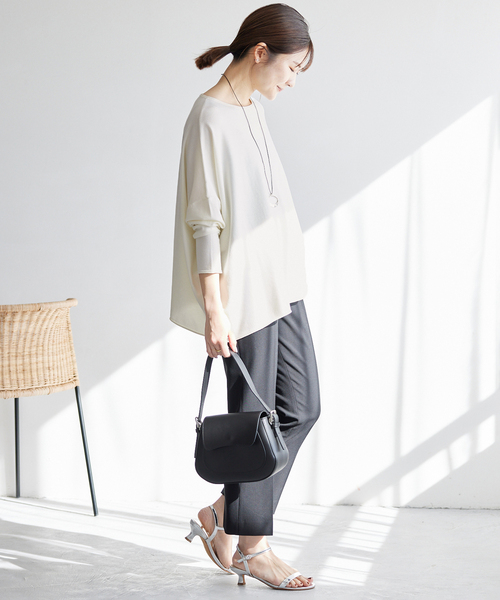 carrot様2点専用　スローブイエナ　ピンク　プルオーバー　ボートネック carrot様2点専用 スローブイエナ ピンク プルオーバー ボート