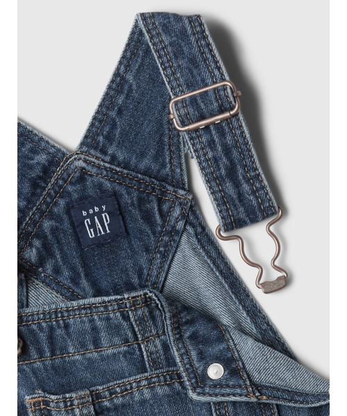 GAP（ギャップ）の「babyGap デニムサロペットスカート（ジャンパースカート・キッズ・ブルー/インディゴブルー・3 YRS/12-18M/18-24M/2 YRS/5 YRS/6-12M/4 YRS）」の4枚目の写真
