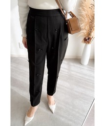 【ZOZO限定】リボンテーパードパンツ