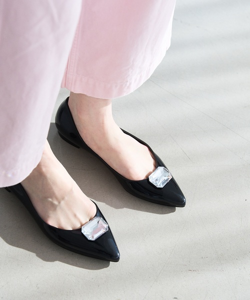 TEMPERATE（テンパレイト）の「【TEMPERATE/テンパレイト】 BIJOU CECILIA（その他シューズ・レディース・ライトグレー/パープル/ブラック・39/38/37/40/36）」の2枚目の写真