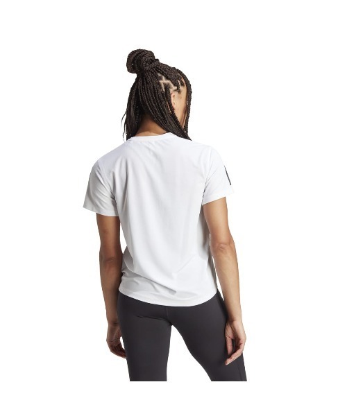 adidas(アディダス)の「アディダス adidas オウン ザ ラン 半袖Tシャツ(Tシャツ/カットソー・レディース・ホワイト・S/M/L/XL)」の2枚目の写真