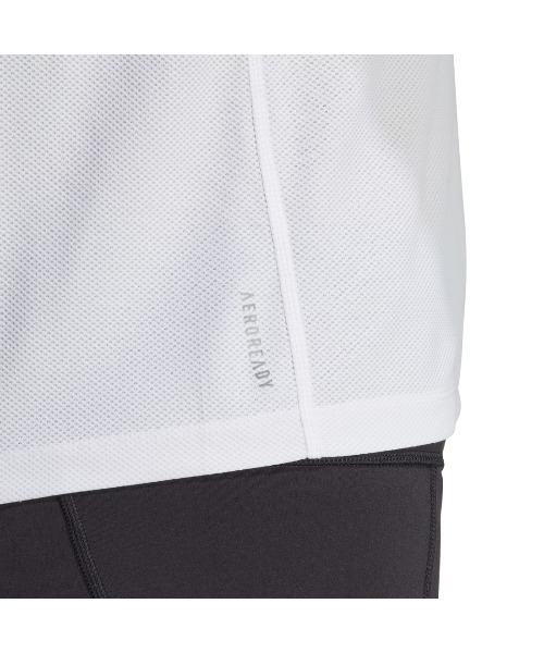 adidas(アディダス)の「アディダス adidas オウン ザ ラン 半袖Tシャツ(Tシャツ/カットソー・レディース・ホワイト・S/M/L/XL)」の4枚目の写真