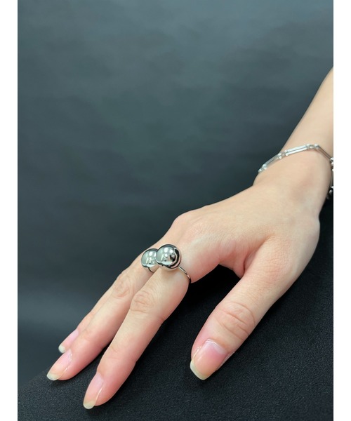 tone(トーン)の「【kocea】ステンレスリング/SILVER-2 金属アレルギー対応アクセサリー(MA)(リング・レディース・B/A/C/D/E・FREE)」の16枚目の写真