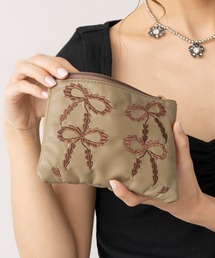 Casselini | Casselini(キャセリーニ)スカラップエンブロイダリーポーチ(ポーチ)