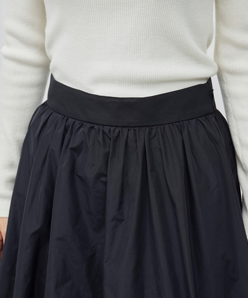 ROPE'（ロペ）の「シャンブレータフタバルーンスカート【セットアップ対応】（スカート・レディース・ブラック・36/38）」の10枚目の写真