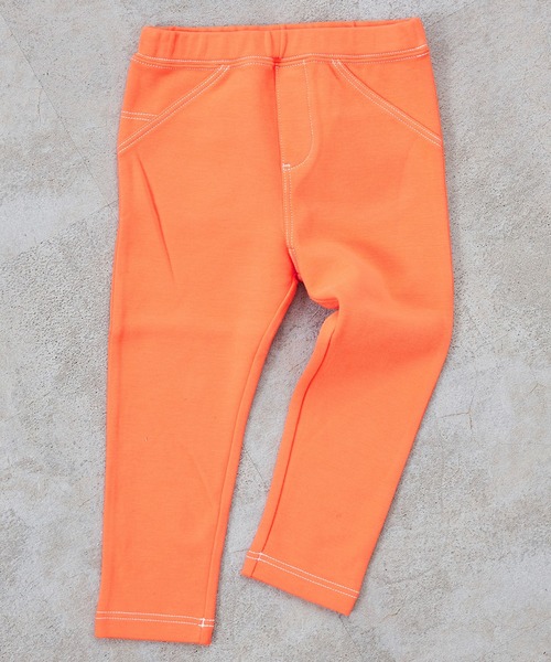 Lee（リー）の「Lee/リー【80-100cm】ベビー やわらか ワークレギンスパンツ 無地 保育園にもGOOD！（その他パンツ・キッズ・ミント/マスタード/レッド/ブルー/ブラック・80/90/100）」の7枚目の写真