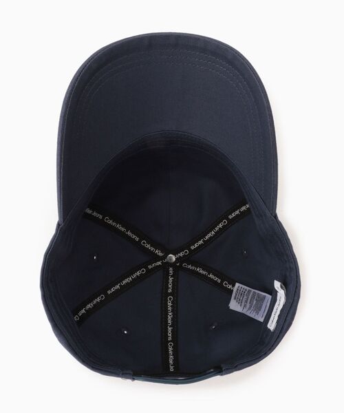 Calvin Klein（カルバン・クライン）の「モノグラム キャップ（キャップ・メンズ・ネイビー/グリーン系・FREE）」の6枚目の写真