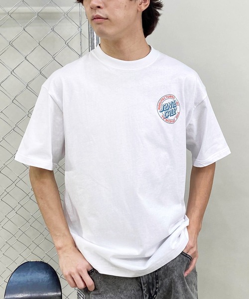 SANTA CRUZ(サンタクルーズ)の「【 ムラサキスポーツ限定】SANTACRUZ/サンタクルーズ 半袖Tee ボックスシルエット 502241412(Tシャツ/カットソー・メンズ・ホワイト/スミクロ/ライトブルー・XL/L/M)」の14枚目の写真