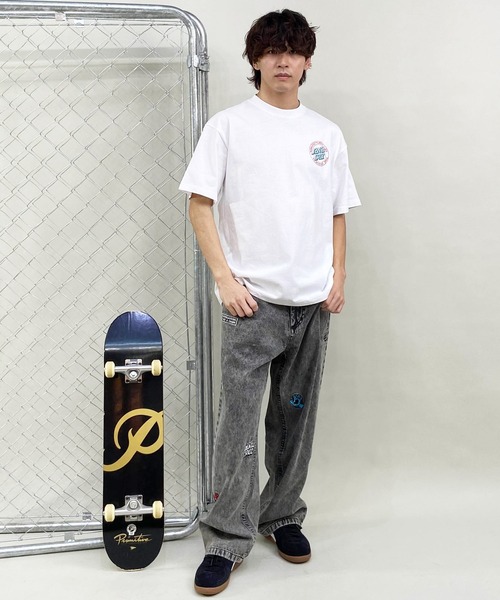 SANTA CRUZ(サンタクルーズ)の「【 ムラサキスポーツ限定】SANTACRUZ/サンタクルーズ 半袖Tee ボックスシルエット 502241412(Tシャツ/カットソー・メンズ・ホワイト/スミクロ/ライトブルー・XL/L/M)」の17枚目の写真