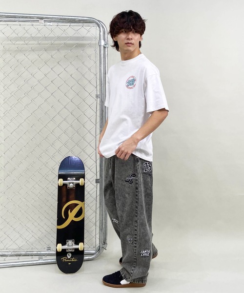 SANTA CRUZ(サンタクルーズ)の「【 ムラサキスポーツ限定】SANTACRUZ/サンタクルーズ 半袖Tee ボックスシルエット 502241412(Tシャツ/カットソー・メンズ・ホワイト/スミクロ/ライトブルー・XL/L/M)」の18枚目の写真