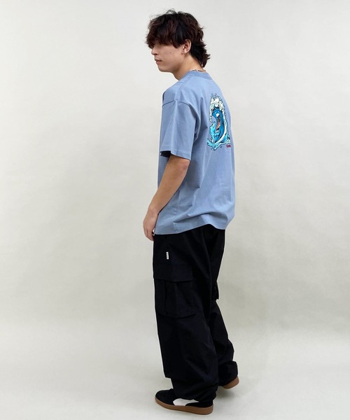 SANTA CRUZ(サンタクルーズ)の「【 ムラサキスポーツ限定】SANTACRUZ/サンタクルーズ 半袖Tee ボックスシルエット 502241412(Tシャツ/カットソー・メンズ・ホワイト/スミクロ/ライトブルー・XL/L/M)」の8枚目の写真