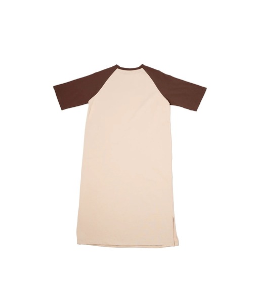S'more(スモア)の「Bicolor T-shirt dress バイカラーワンピース (SS)(ワンピース・レディース・ブラウン/ベージュ・LARGE/MEDIUM/SMALL)」の8枚目の写真