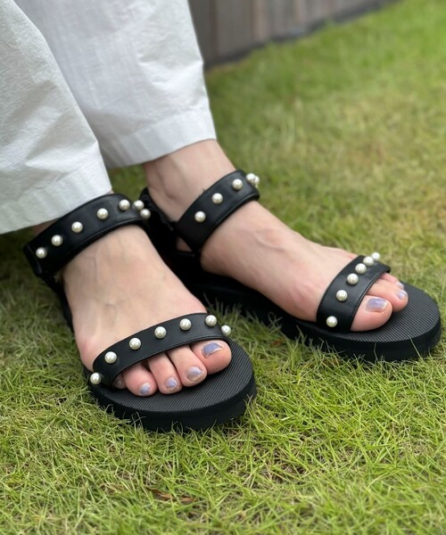 NOLLEY’S（ノーリーズ）の「パールスポサン（サンダル・レディース・ブラック・L/M/S）」の16枚目の写真