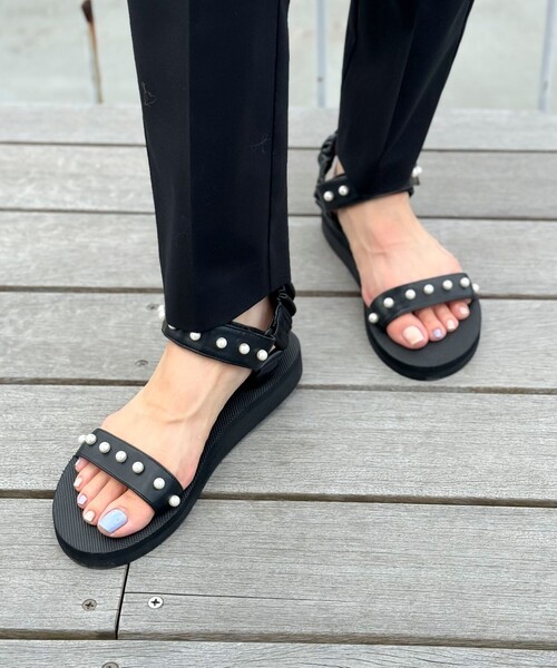 NOLLEY’S（ノーリーズ）の「パールスポサン（サンダル・レディース・ブラック・L/M/S）」の20枚目の写真