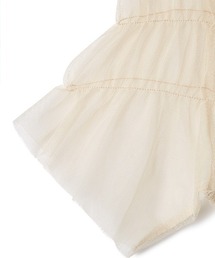 トップス b perverze Bias Shirring Tule Tee PERVERZE（パーバーズ）の「Bias Shirring Tule Tee（Tシャツ