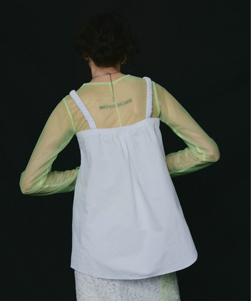 led.tokyo（レッドトウキョウ）の「【led.tokyo】２WAYスリーブデザインブラウス（シャツ/ブラウス・レディース・ブラック/ホワイト・FREE）」の5枚目の写真