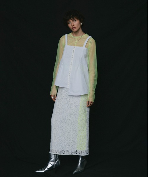 led.tokyo（レッドトウキョウ）の「【led.tokyo】２WAYスリーブデザインブラウス（シャツ/ブラウス・レディース・ブラック/ホワイト・FREE）」の8枚目の写真