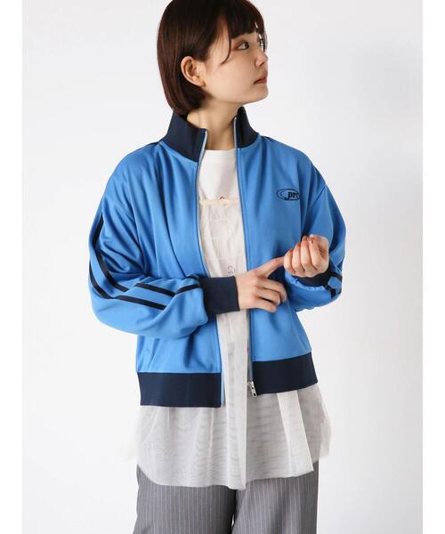 ETRO　ジャケット ブルー系 新品未使用♡ ehka sopo（エヘカソポ）の「トラックジャケット（ノーカラー