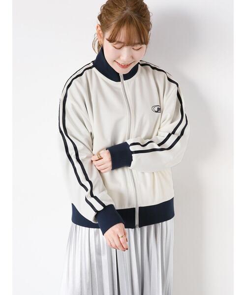 ehka sopo（エヘカソポ）の「トラックジャケット（ノーカラージャケット・レディース・サックスブルー/グレー/ネイビー/キナリ・F）」の18枚目の写真