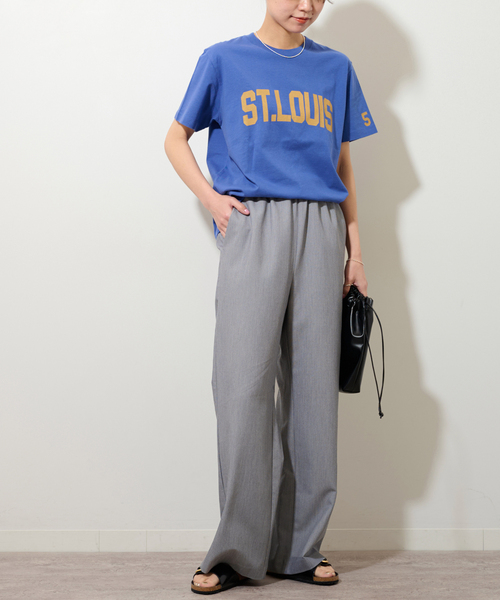 JOURNAL STANDARD relume(ジャーナルスタンダード レリューム)の「《追加》TRストレッチイージーパンツ(スラックス・レディース・グレー/ブラック・38/36)」の14枚目の写真