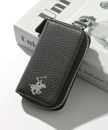 BEVERLY HILLS POLO CLUB（ビバリーヒルズポロクラブ）の「【BEVERLY HILLS POLO CLUB】ラウンド型シボレザーキーケ－ス BHG-L1005（キーケース/キーアクセサリー）」