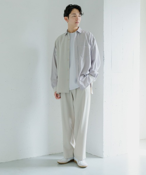 SENSE OF PLACE by URBAN RESEARCH(センスオブプレイスバイアーバンリサーチ)の「ストライプブロックドシャツ(シャツ/ブラウス・メンズ・その他3/その他2/その他1・LARGE/MEDIUM)」の17枚目の写真