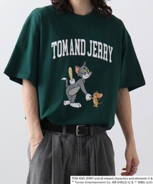 トムとジェリー柄Tシャツ