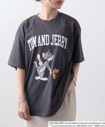 トムとジェリー柄Tシャツ