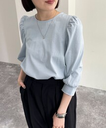 fredy emue | シルケット袖ボリュームプルオーバー(Tシャツ/カットソー)