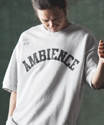 GLIMCLAP(ONbv)msw1452- Distressed short-sleeve sweatshirt-AMBIENCE- XEFbg(XEFbg)