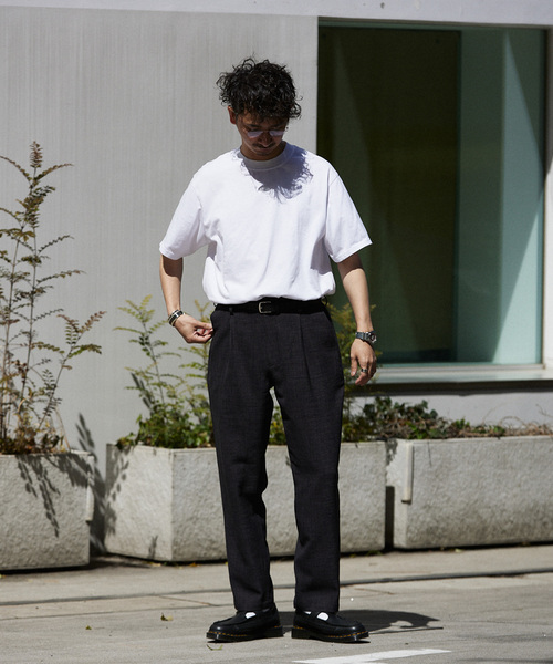 Yonetomi(ヨネトミ)の「【米富繊維 / Yonetomi】別注 ガーメントダイTシャツ(Tシャツ/カットソー・メンズ・コバルトブルー/ブラック/ホワイト/ピンク/ライトイエロー・X-LARGE/LARGE/MEDIUM)」の9枚目の写真