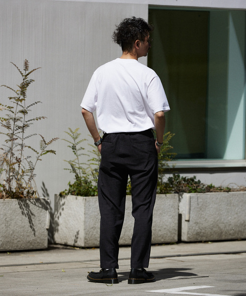 Yonetomi(ヨネトミ)の「【米富繊維 / Yonetomi】別注 ガーメントダイTシャツ(Tシャツ/カットソー・メンズ・コバルトブルー/ブラック/ホワイト/ピンク/ライトイエロー・X-LARGE/LARGE/MEDIUM)」の12枚目の写真