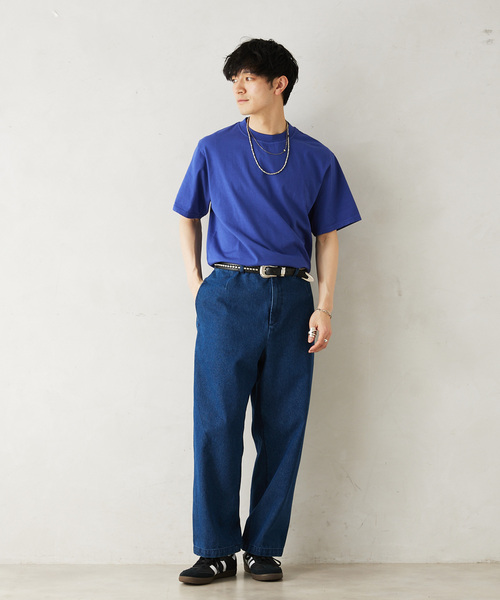 Yonetomi(ヨネトミ)の「【米富繊維 / Yonetomi】別注 ガーメントダイTシャツ(Tシャツ/カットソー・メンズ・コバルトブルー/ブラック/ホワイト/ピンク/ライトイエロー・X-LARGE/LARGE/MEDIUM)」の19枚目の写真